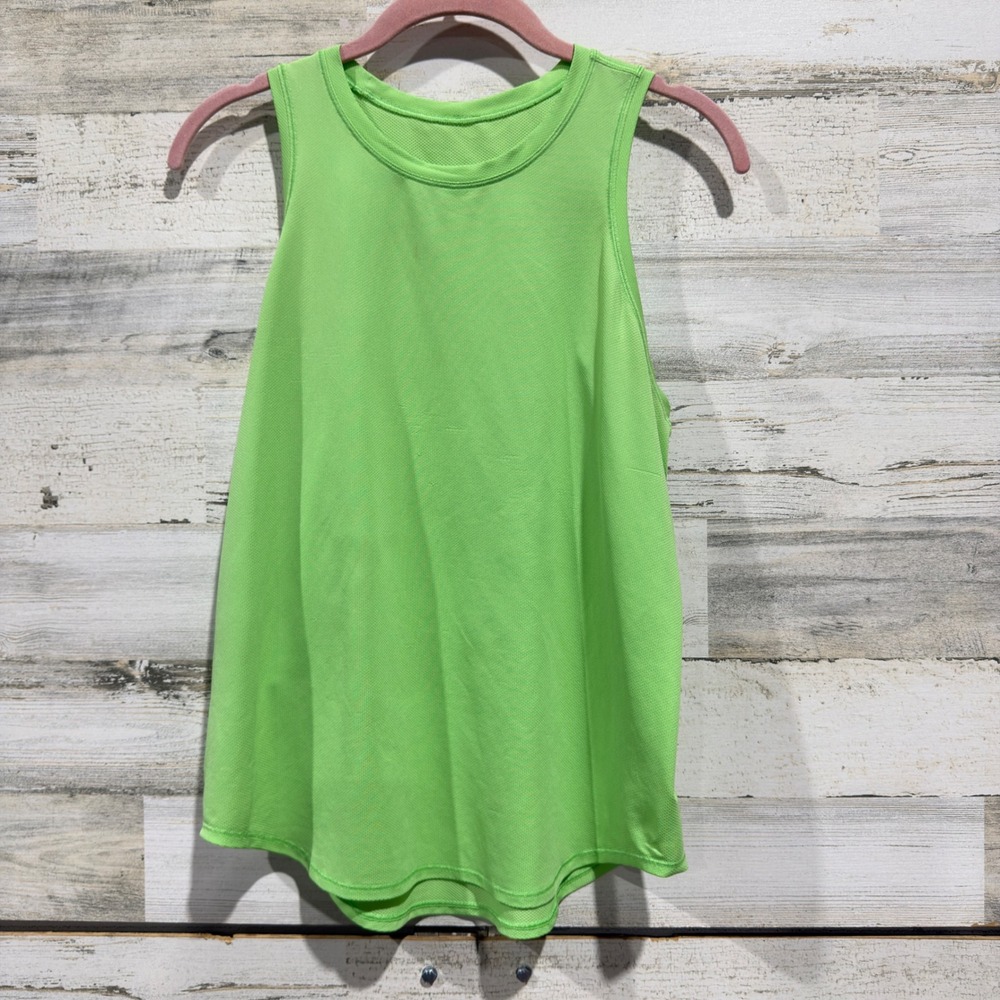 Lululemon Swiftly Tech Tank Women S Green Racerback Mesh Athleisure *Flawed